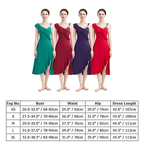 Women's Lyrical Dance Midi Dress