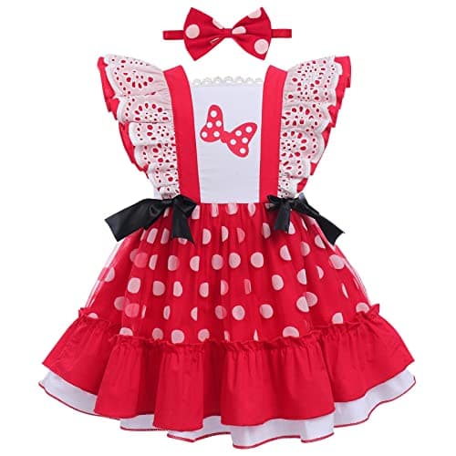 Baby Girl Flower Petal Rainbow Tutu Princess Dress