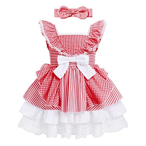 Baby Girl Flower Petal Rainbow Tutu Princess Dress