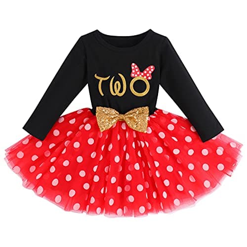 ODASDO Baby Girls Toddler Kids Birthday Party Dresses