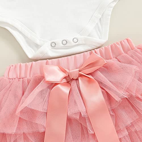 Biayxms Baby Girl First Birthday Outfit with Tutu Skirts and Headband