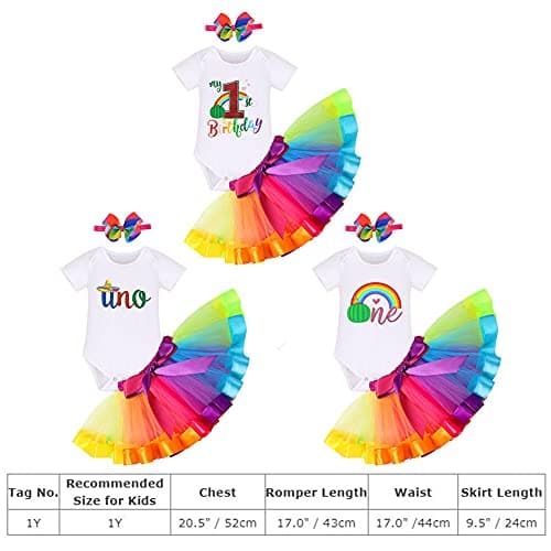 ODASDO Toddler Girl 1st 2nd 3rd Birthday Party Outfit
