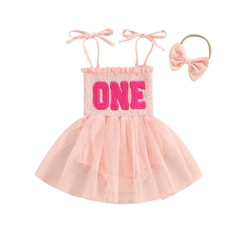 Newborn Baby Girl First Birthday Photo Shoot Outfit