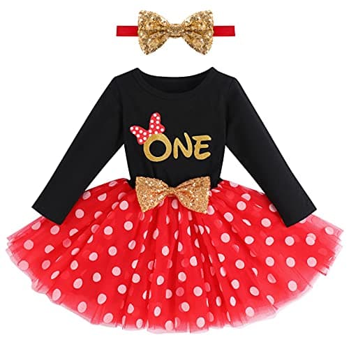 Refined Title: ODASDO Baby Girls Toddlers Birthday Tutu Dress Set
