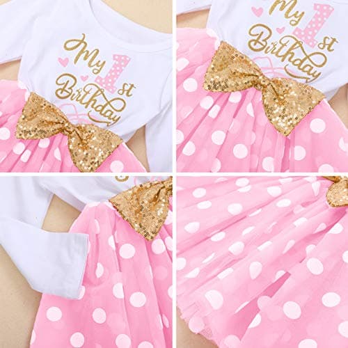 Refined Title: ODASDO Baby Girls Toddlers Birthday Tutu Dress Set