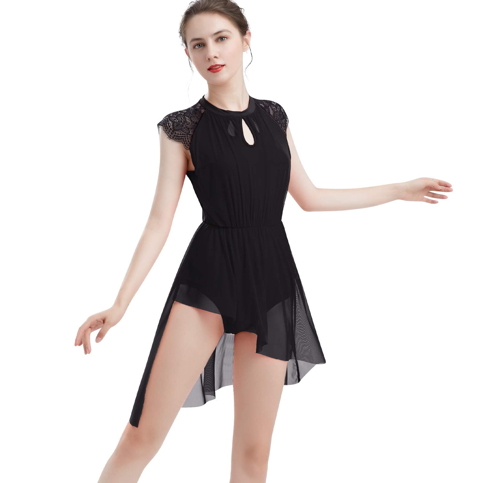 Elegant Lyrical Dance Dress for Women XS-XL