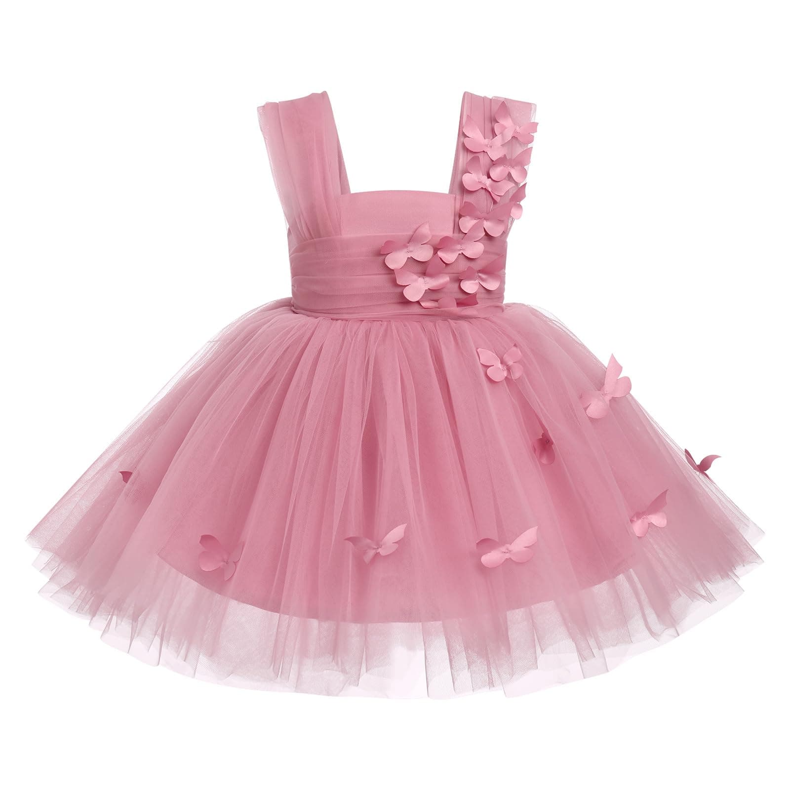 ODASDO Butterfly Dress for Baby Toddler Kids