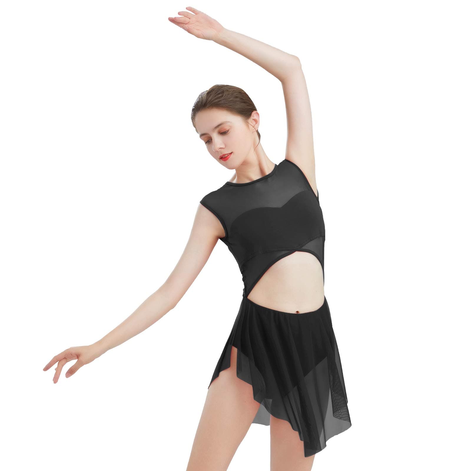 Contemporary Lyrical Dance Bodysuit for Women
