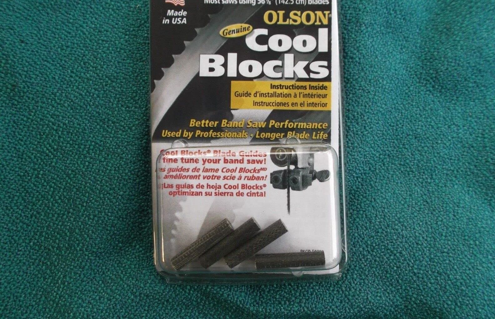 Genuine Olson Cool Blocks Replacement for Craftsman 69153 Band Saw Guide Pins
