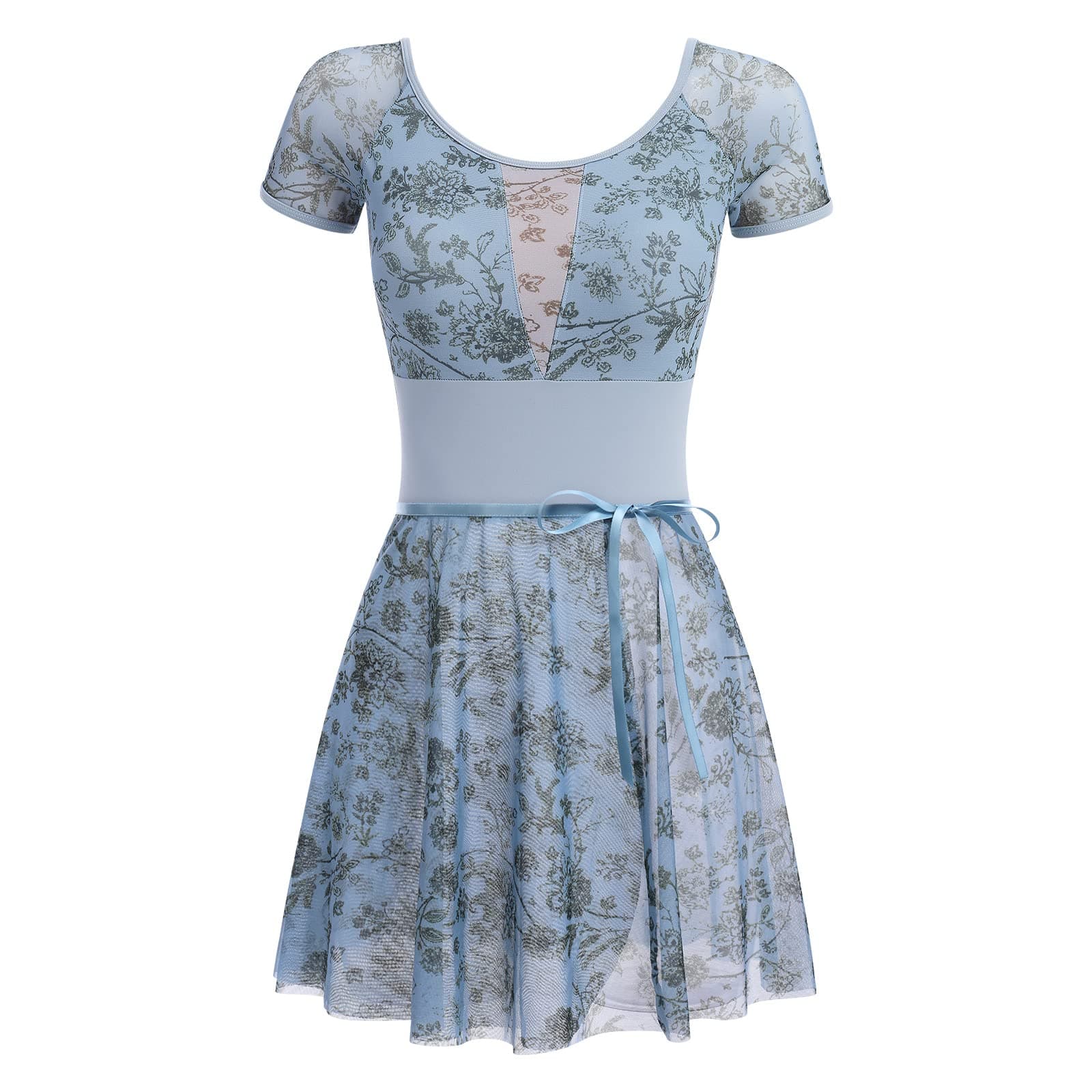 ODASDO Two-Piece Ballet Outfit for Women